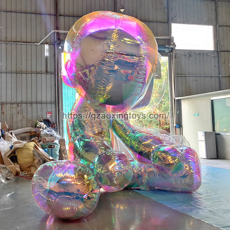 Inflatable Mirror Meditator For Art Show