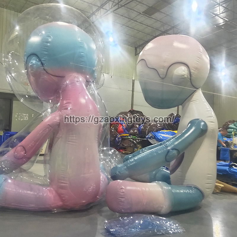 Inflatable Meditator For Art Show