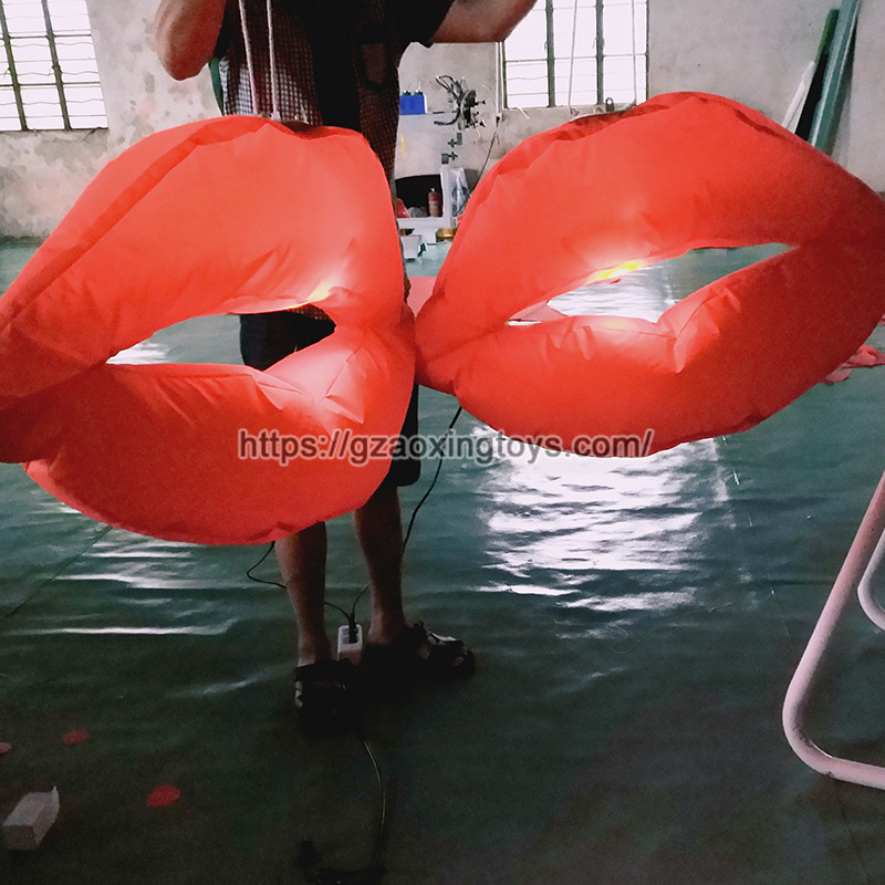 Inflatable Mouth With LED Light