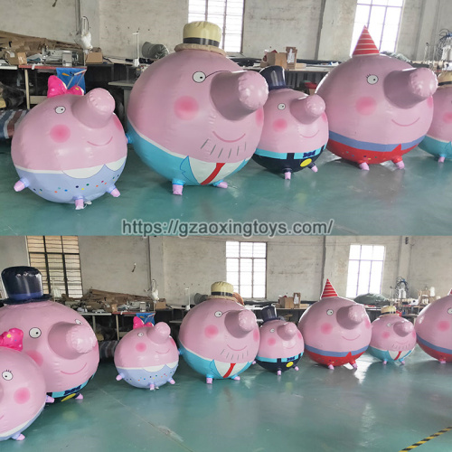 Inflatable Pig Cartoon For Advertising Decoration