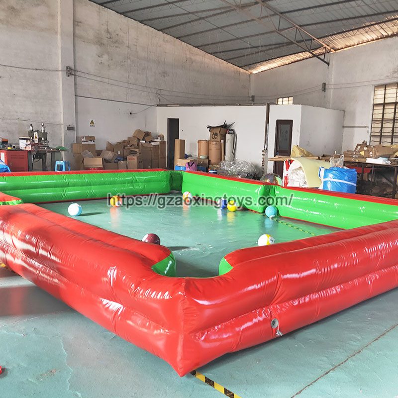 Inflatable Human Snooker Football Billiard Table