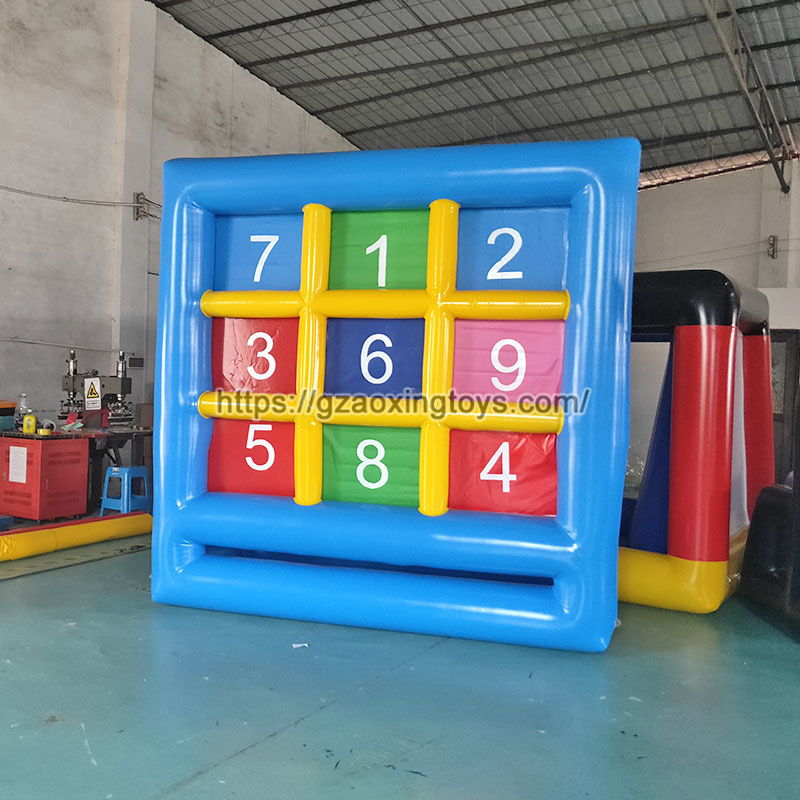Inflatable 9 Squares Football Board