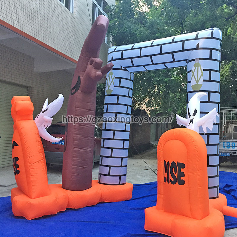 Halloween Decoration Inflatable Tombstone Arch