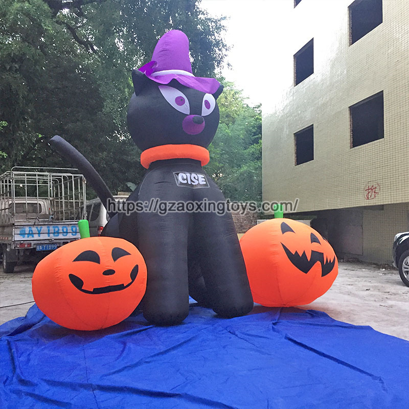 Halloween Decoration Inflatable Black Cat