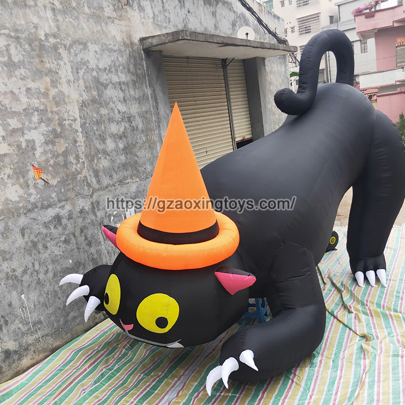 Halloween Decoration Inflatable Black Cat