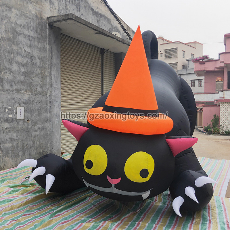 Halloween Decoration Inflatable Black Cat