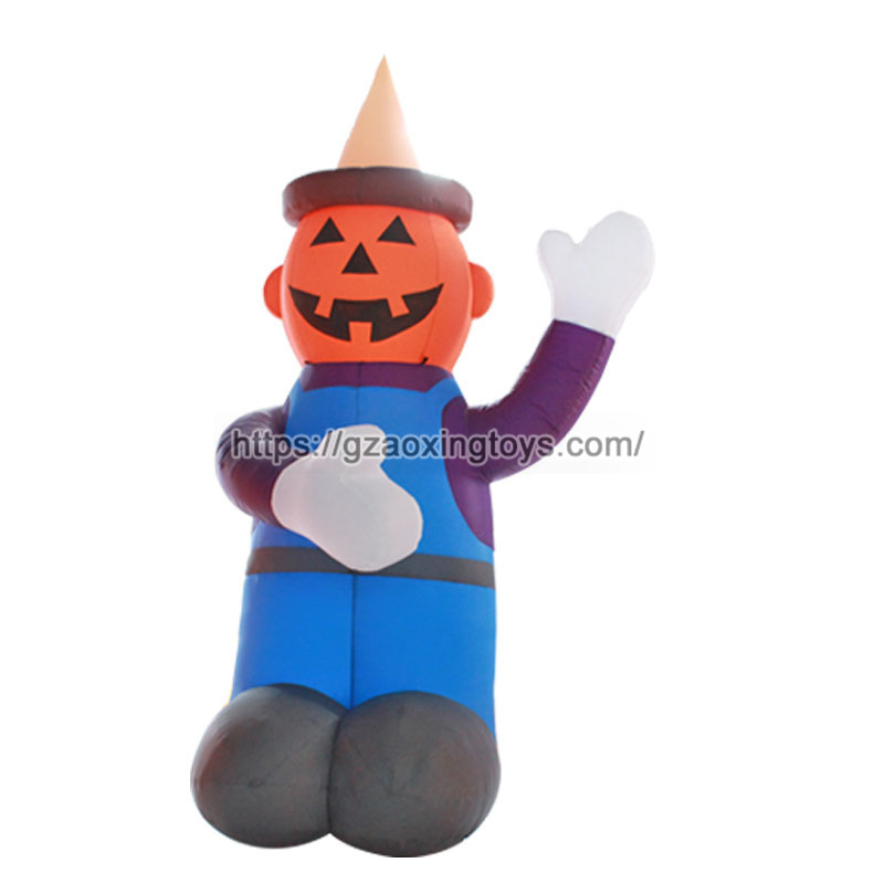 Halloween Decoration Inflatable Pumpkin Scarecrow