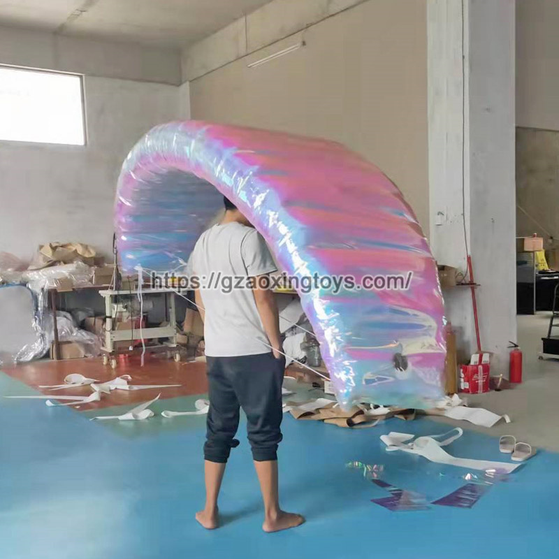 Inflatable Mirror Rainbow Arch