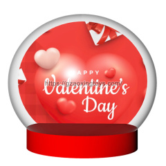 Valentine's Day Inflatable Snow Globe