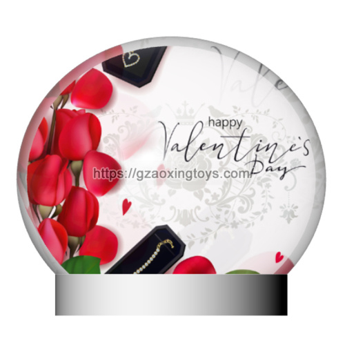 Valentine's Day Inflatable Snow Globe