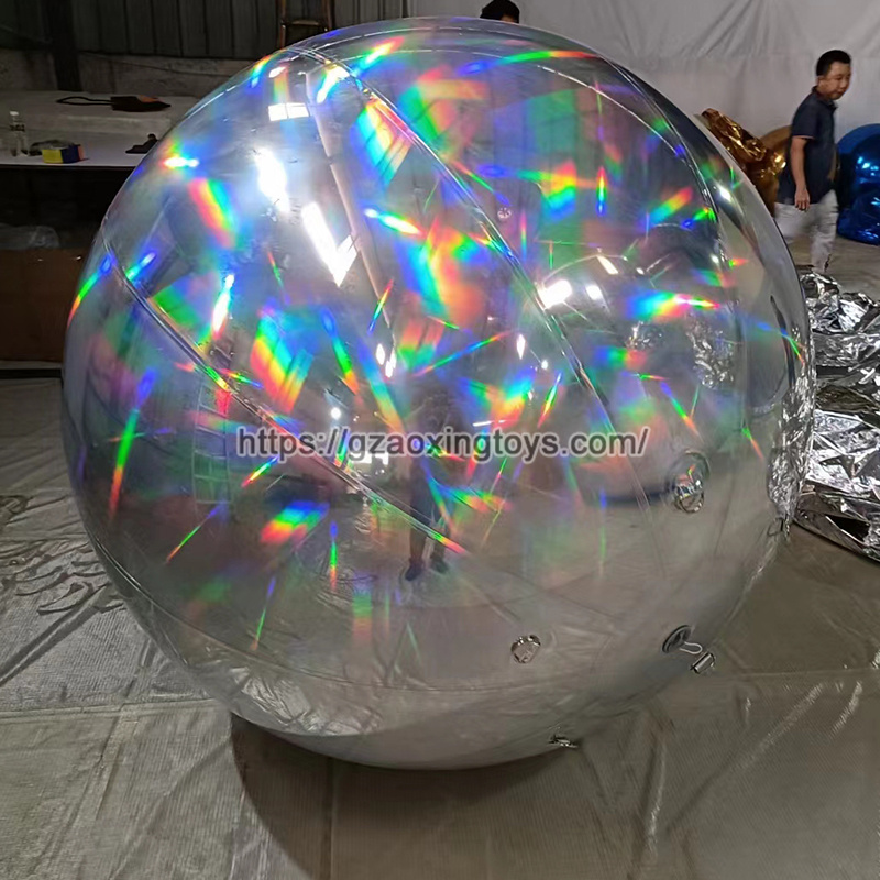 Silvery Inflatable Mirror Ball