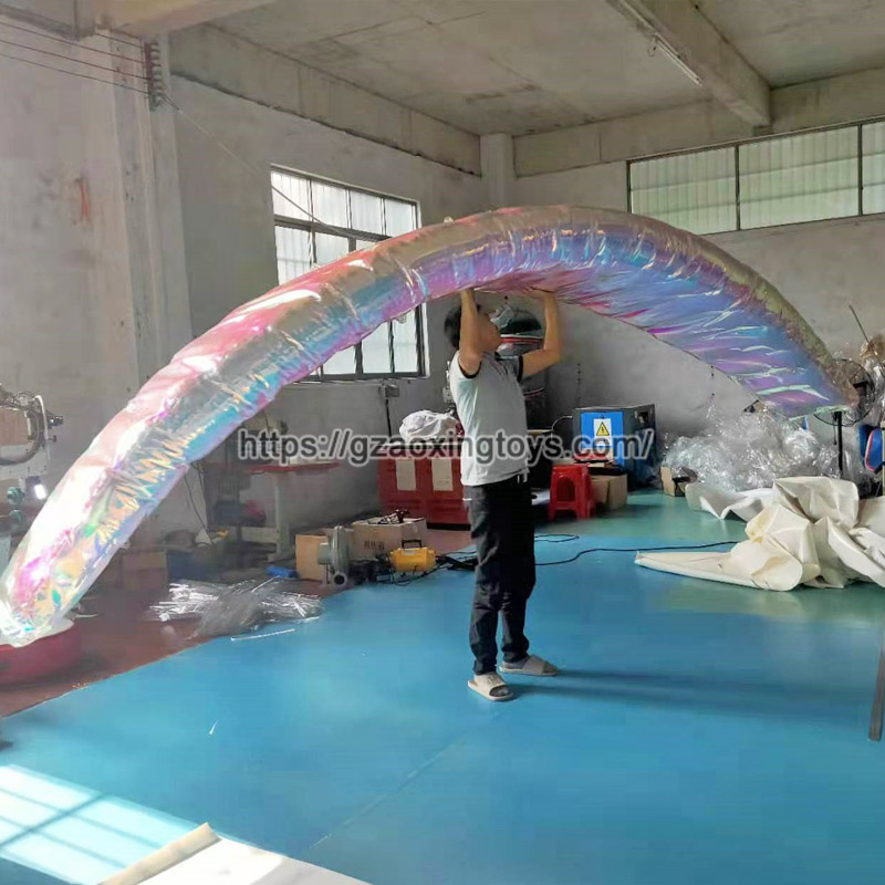 Inflatable Mirror Rainbow Arch
