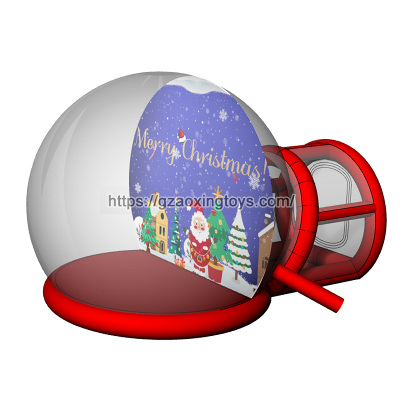 Christmas Inflatable Snow Globe With Tunnel
