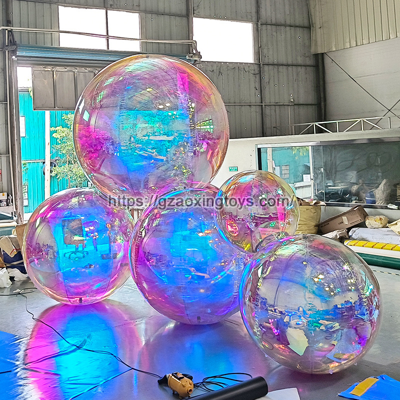 Rainbow Inflatable Mirror Ball