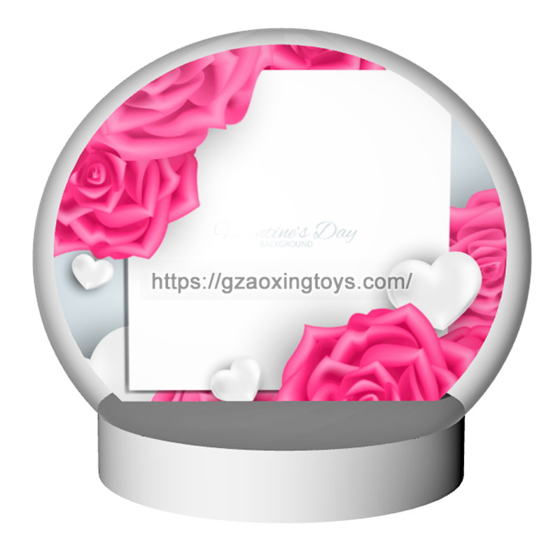 Valentine's Day Inflatable Snow Globe