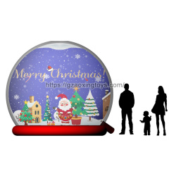 Christmas Inflatable Snow Globe With Tunnel