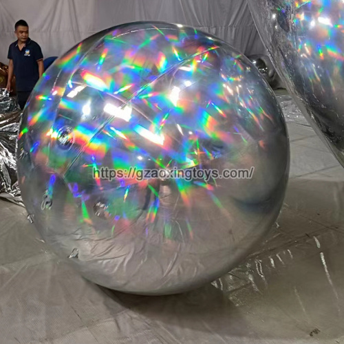 Silvery Inflatable Mirror Ball