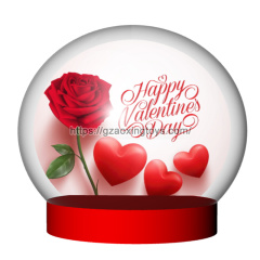 Valentine's Day Inflatable Snow Globe