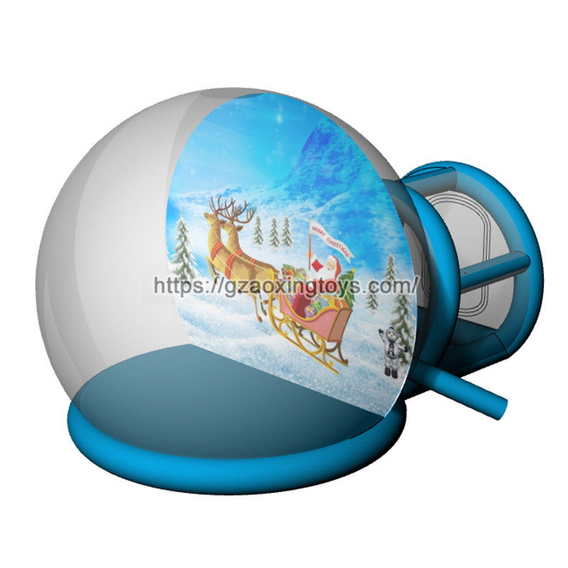 Christmas Inflatable Snow Globe With Tunnel