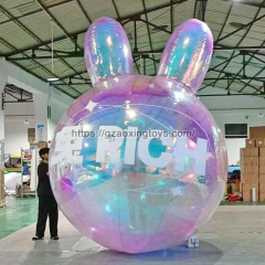 兔Rich Inflatable Mirror Rabbit