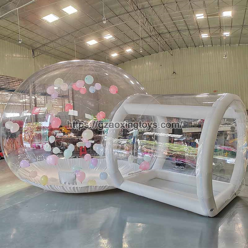 Inflatable Bubble Tent with balloons