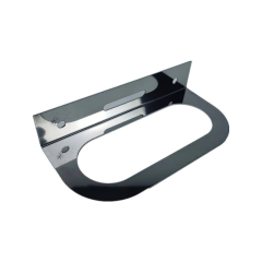Single Oval Truck Light Mounting Bracket Stainless Steel