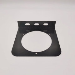 Single Round Truck Light Mounting Bracket Powder Coated