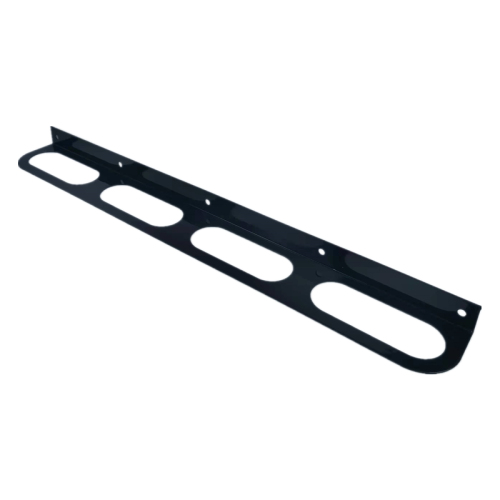Quadruple Oval Truck Light Mounting Bracket Powder Coated
