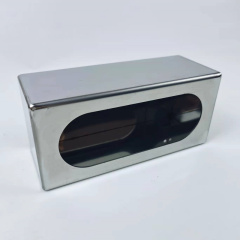 Single Oval Truck Light Box Stainless Steel