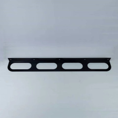 Quadruple Oval Truck Light Mounting Bracket Powder Coated