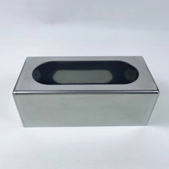 Single Oval Truck Light Box Stainless Steel