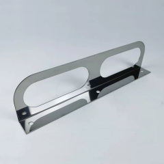 Dual Oval Truck Light Mounting Bracket Stainless Steel
