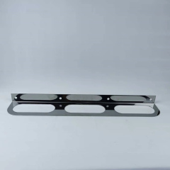 Triple Oval Truck Light Mounting Bracket Stainless Steel