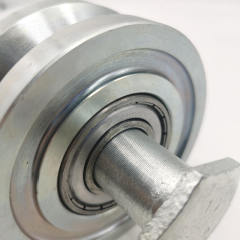 Roll off Lid V-Groove Wheel