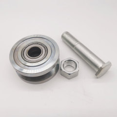 Roll off Lid V-Groove Wheel