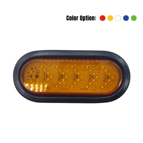 6.5"x2.25" Sequential Arrow Turn Signal Light with Grommet (35 LEDs)