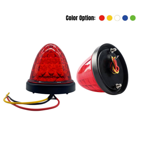 3"x2.5" Beehive Side Marker Light with Mounting Base (16 LEDs)
