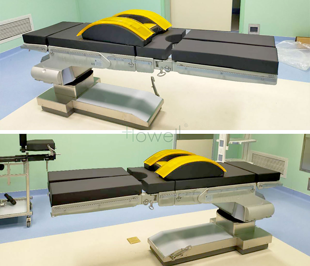 Spinal operating table