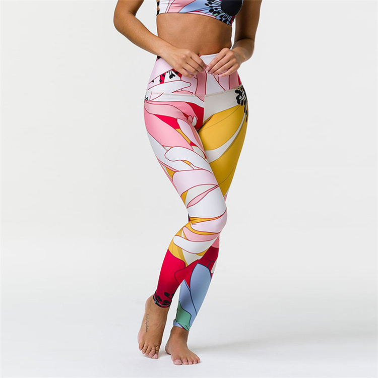 Hot-selling Hot 2022 workout Yoga Wear Autumn New Women's Printed Halter Yoga Fitness Suit