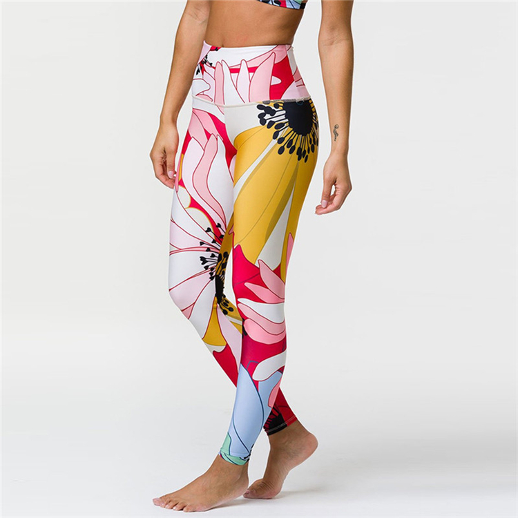 Hot-selling Hot 2022 workout Yoga Wear Autumn New Women's Printed Halter Yoga Fitness Suit