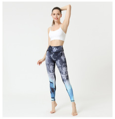 Women OEM/ODM Custom Tight Fitness Yoga Pants Sublimation Printed Sport Leggings