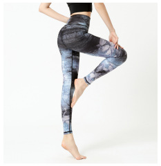 Women OEM/ODM Custom Tight Fitness Yoga Pants Sublimation Printed Sport Leggings