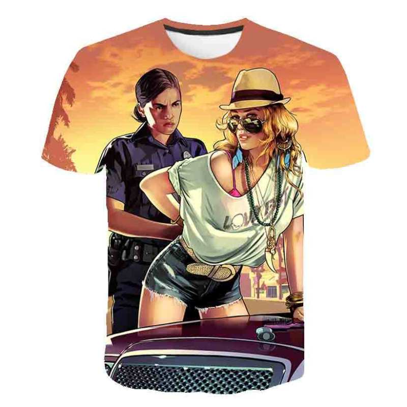 Cheap Sublimation 3D Printed Manufactured Custom Logo High Quality Movie Character T Shirt