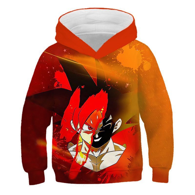 hot sale 3D digital print cartoon anime sublimation hoodies with custom clothing manufacturers