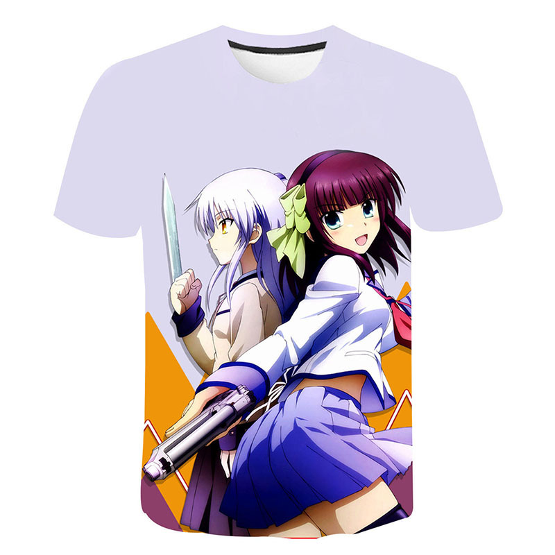 Japanese Anime 3d Printed Tops Mens Short Sleeve Sublimation T-shirt