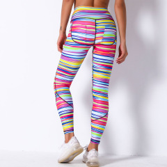 Custom Floral Print Yoga Pants Sets Fitness Suit Womens Sport Leggings