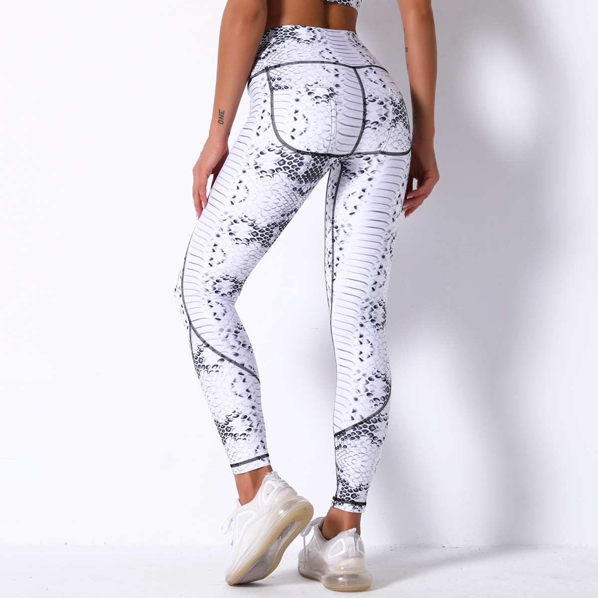 Custom Floral Print Yoga Pants Sets Fitness Suit Womens Sport Leggings
