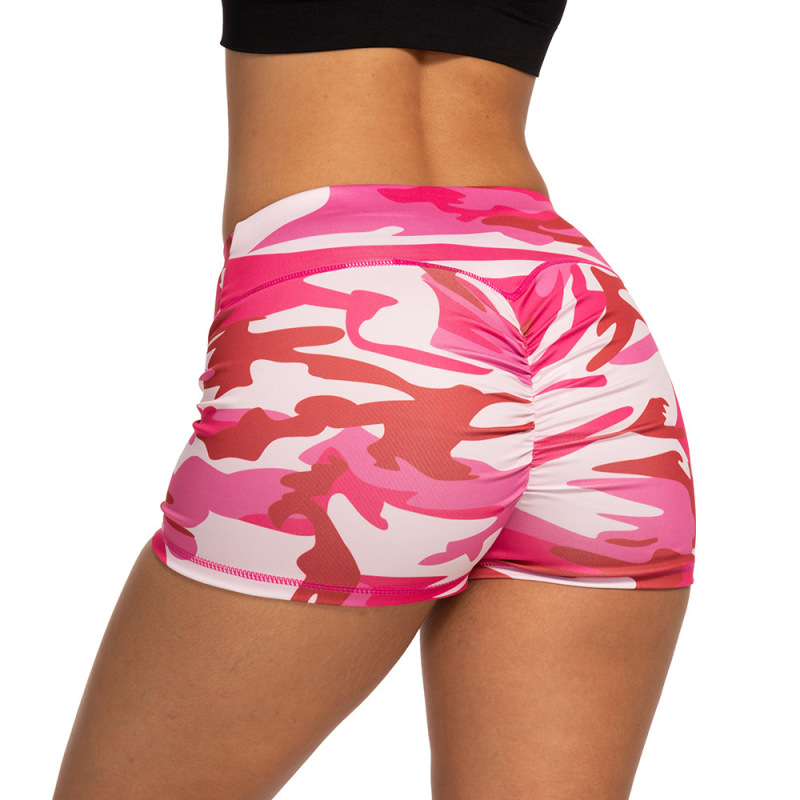 Factory custom printing fitness yoga sport shorts women gym shorts for ladies activewear shorts