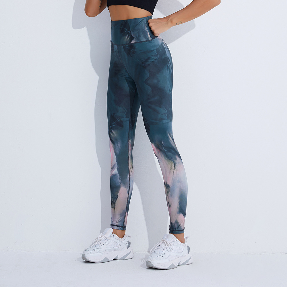 Fashion Lady Sportswear Custom 3D Sublimation Printing Fitness Running Pants Gym Women Leggings