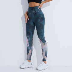 Fashion Lady Sportswear Custom 3D Sublimation Printing Fitness Running Pants Gym Women Leggings